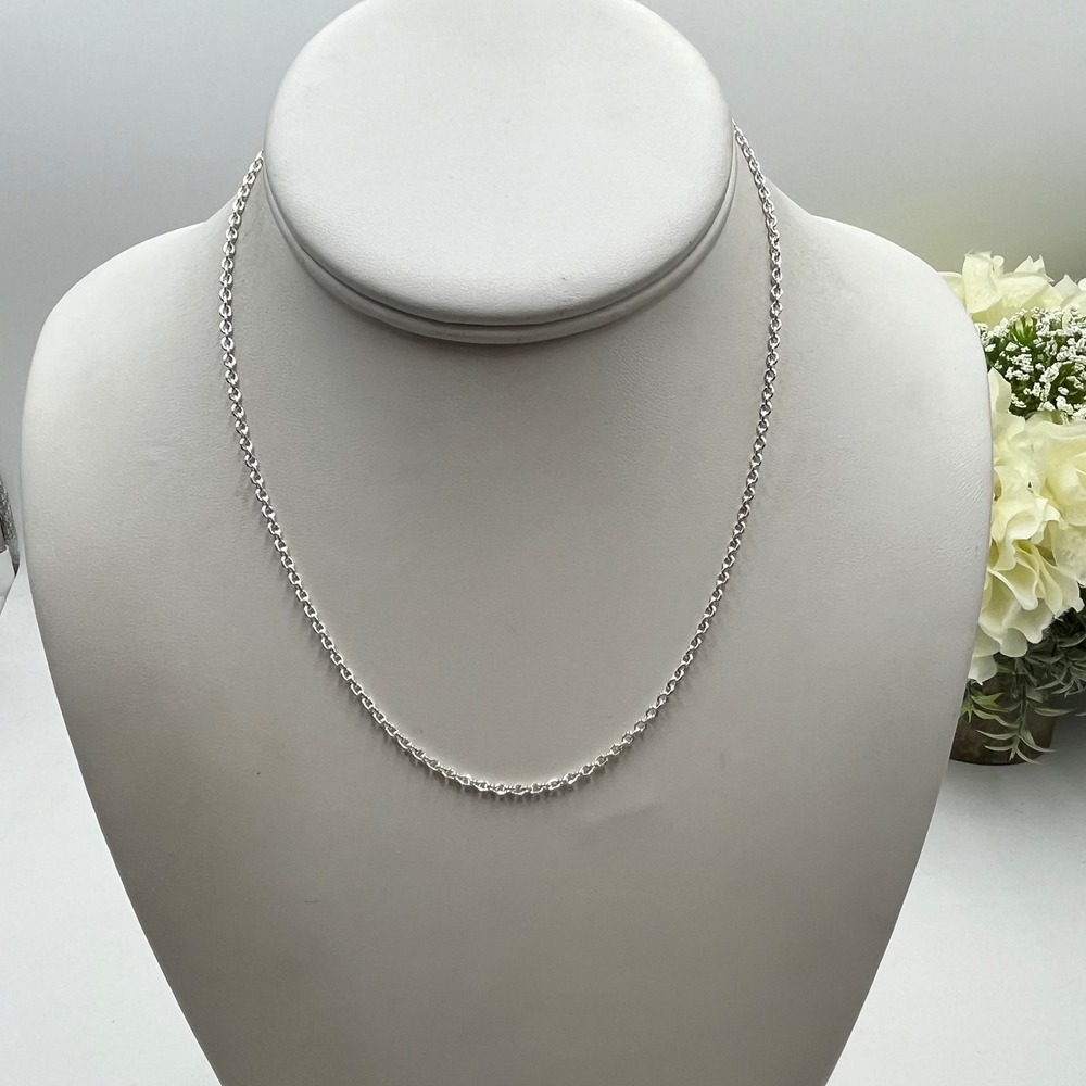 Pandora Classic Cable Lightweight Flat Anchor Style Chain Necklace 18"